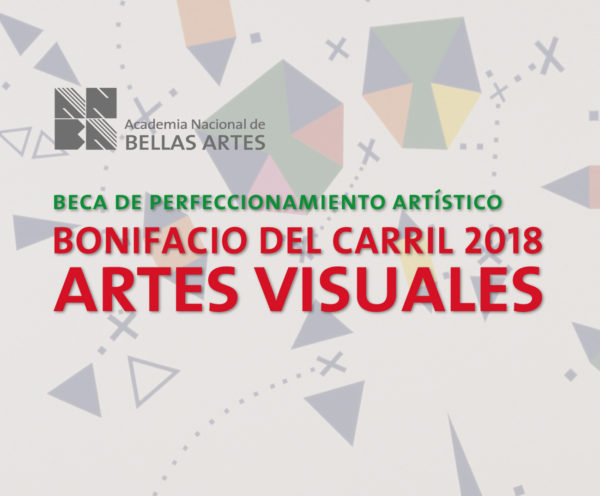Beca Bonifacio del Carril de perfeccionamiento artístico 2018